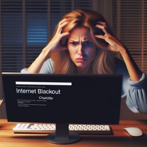Frustrated Charlotte resident, internet blackout