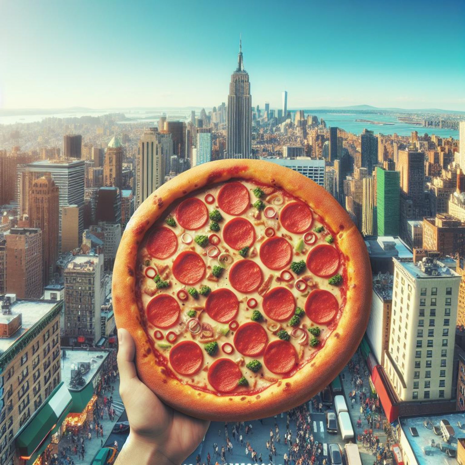 Pizza in Empire City.