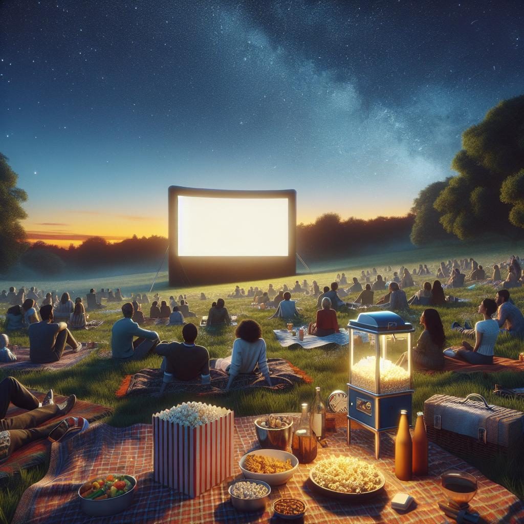 Outdoor Movie Night Picnic