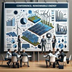 "Renewable energy conference poster"