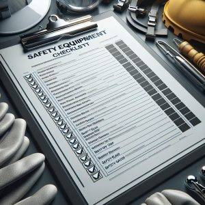 Safety equipment inspection checklist