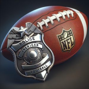 "Police Badge and Football"