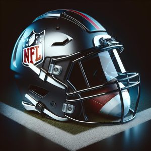 Football Helmet Close-Up