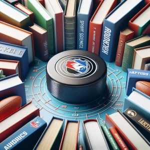 Hockey Puck & Books