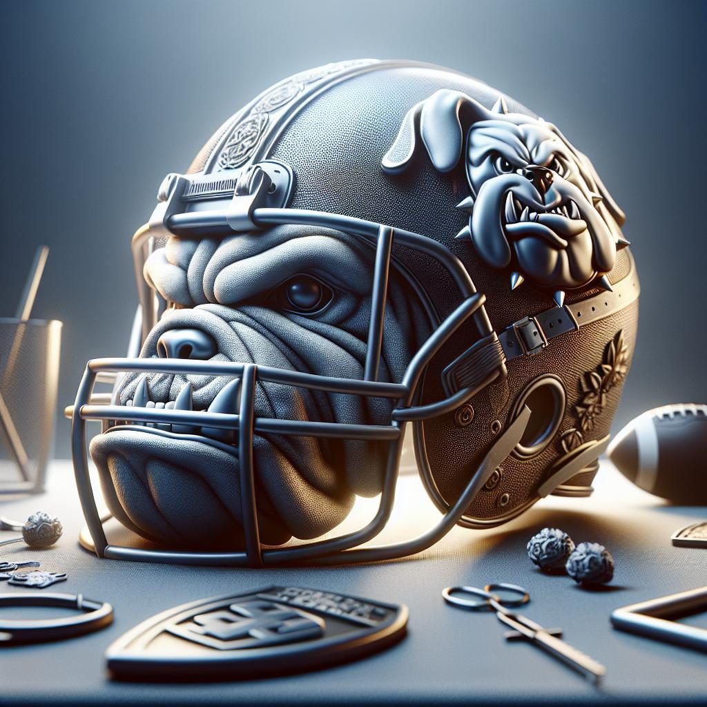 Bulldog Mascot Helmet