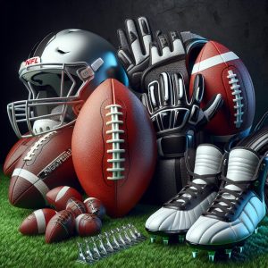 Football Equipment Display