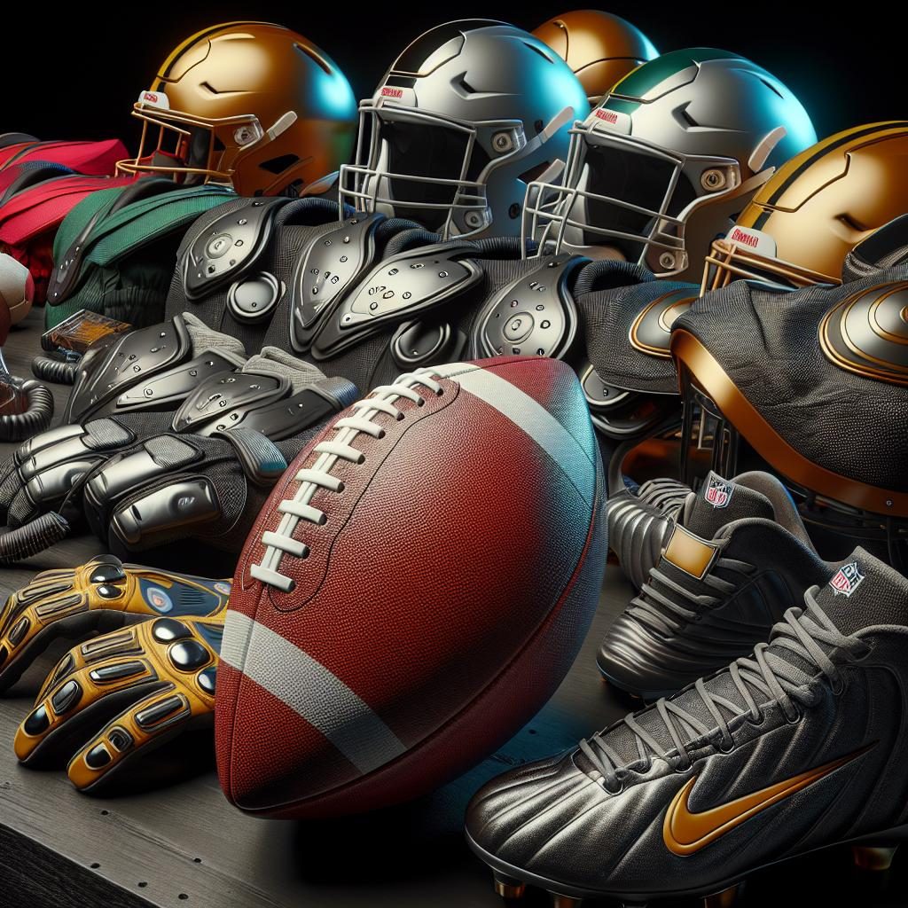 Football Gear Display