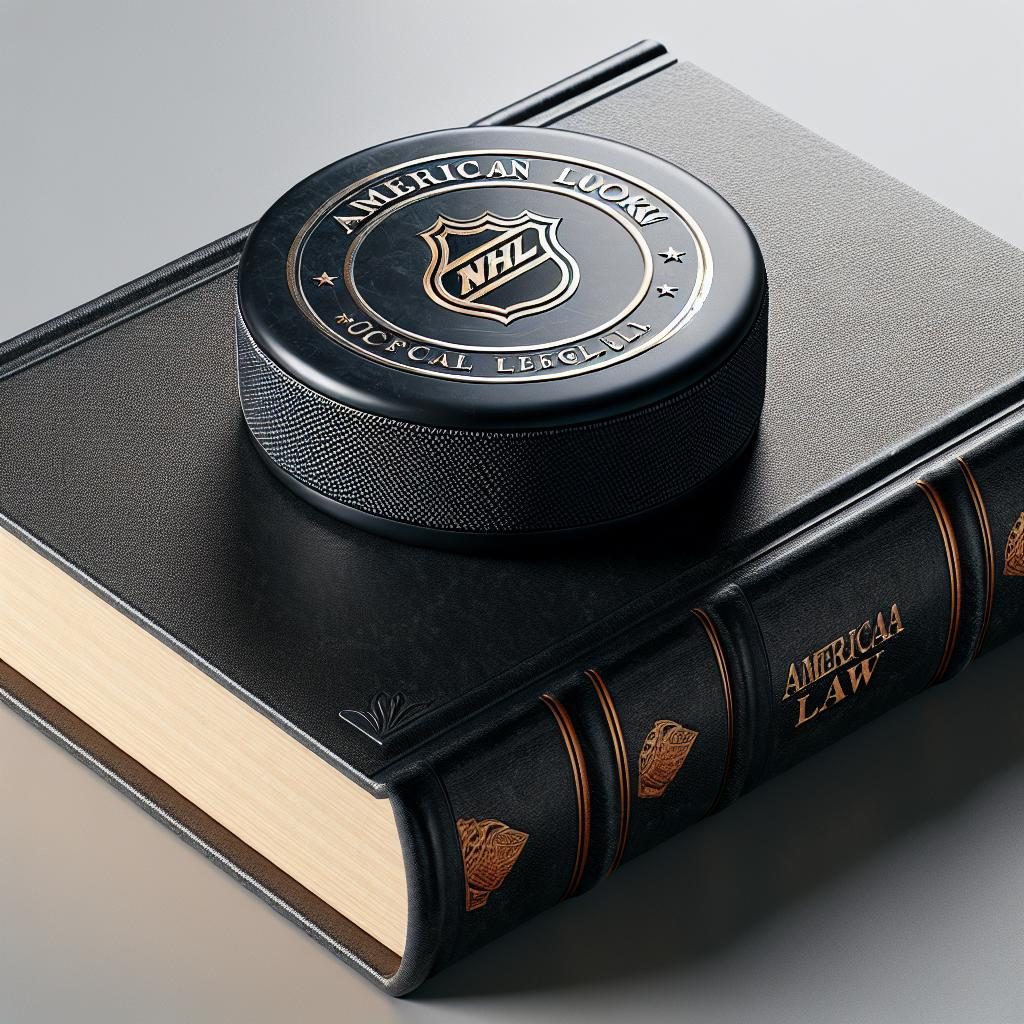 Hockey Puck and Lawbook