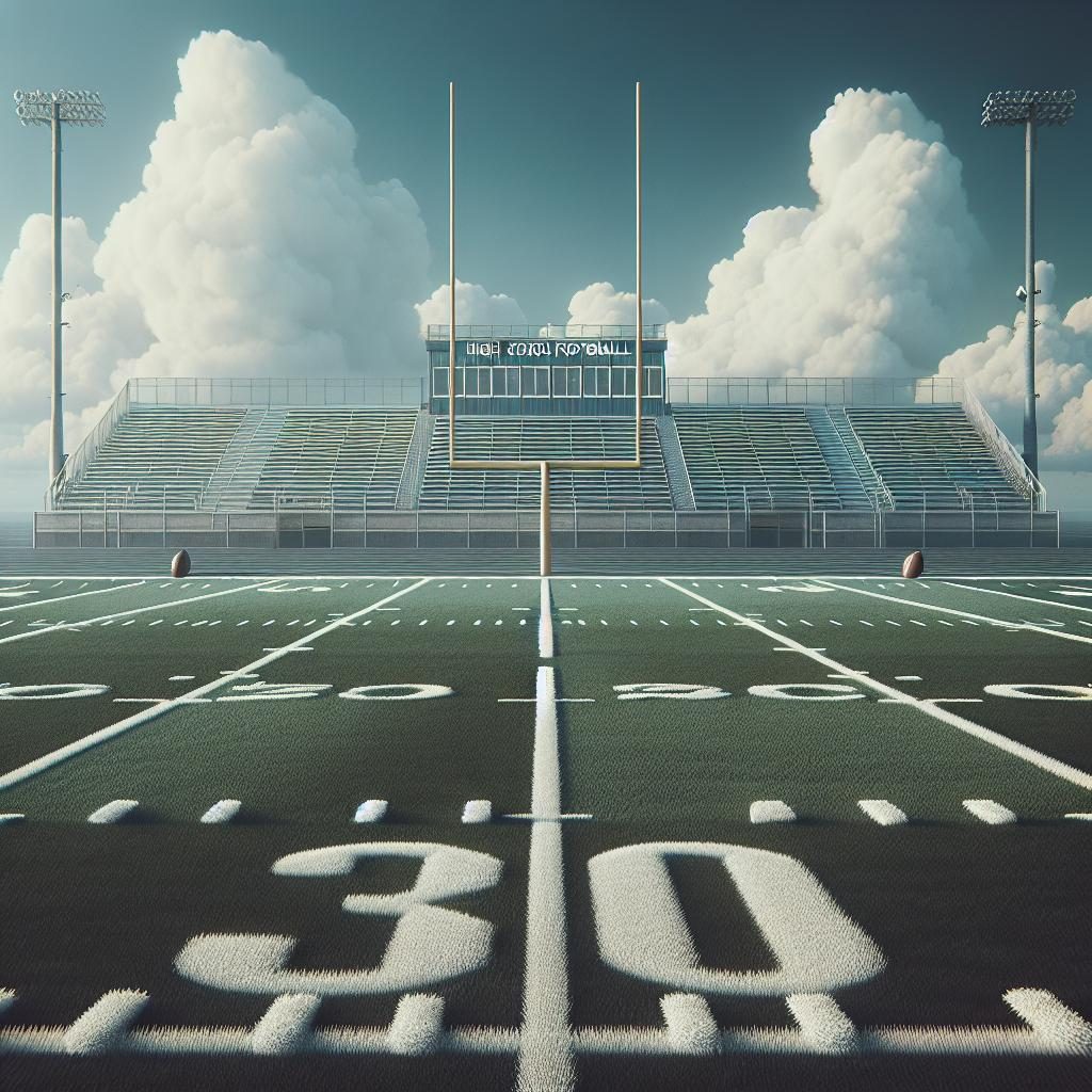 Empty Football Field