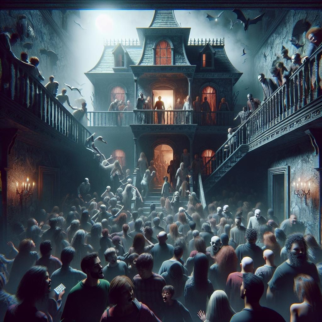 Haunted house without ticket.