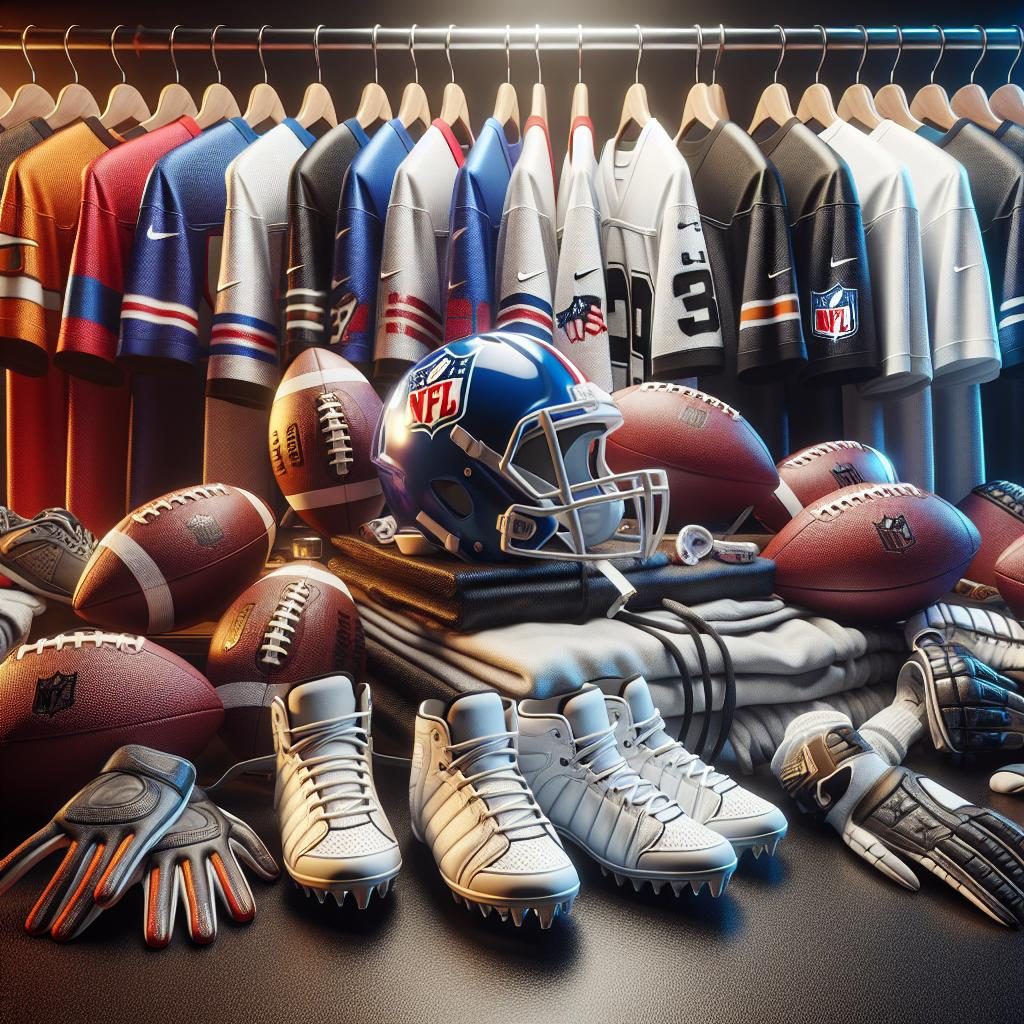 Football Gear Display