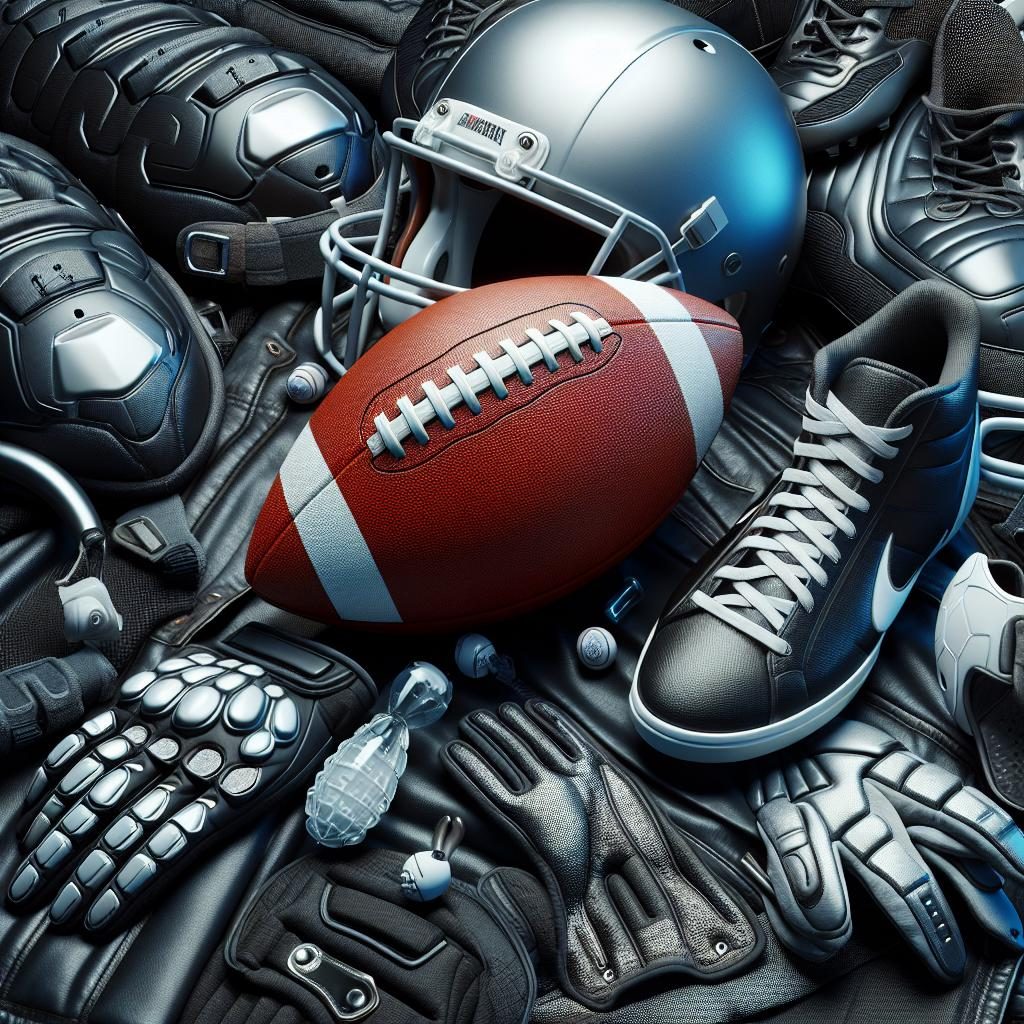 Football Gear Display