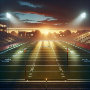 Football Field Twilight