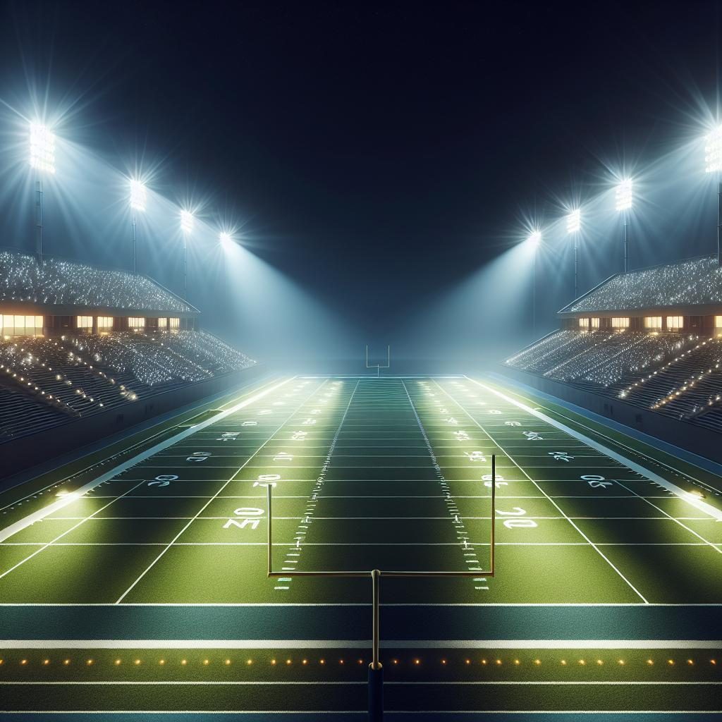 Football Field Stadium Lights