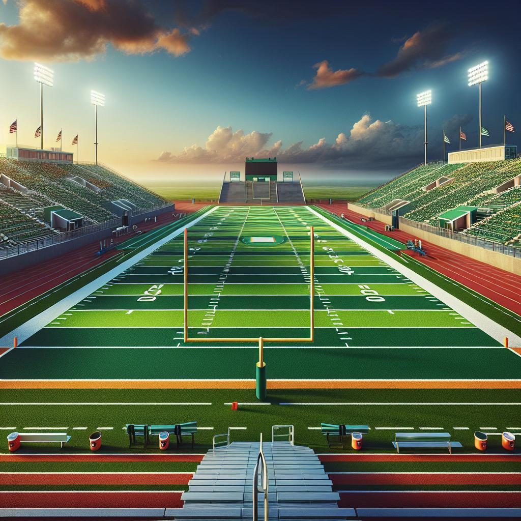 High School Football Field