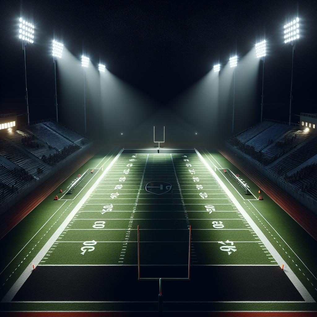 Football Field Spotlight