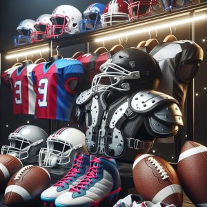 "Football Gear Showcase"