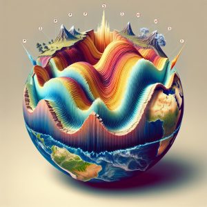 Seismic waves illustration