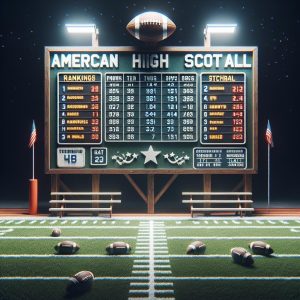 Football Field Rankings Board