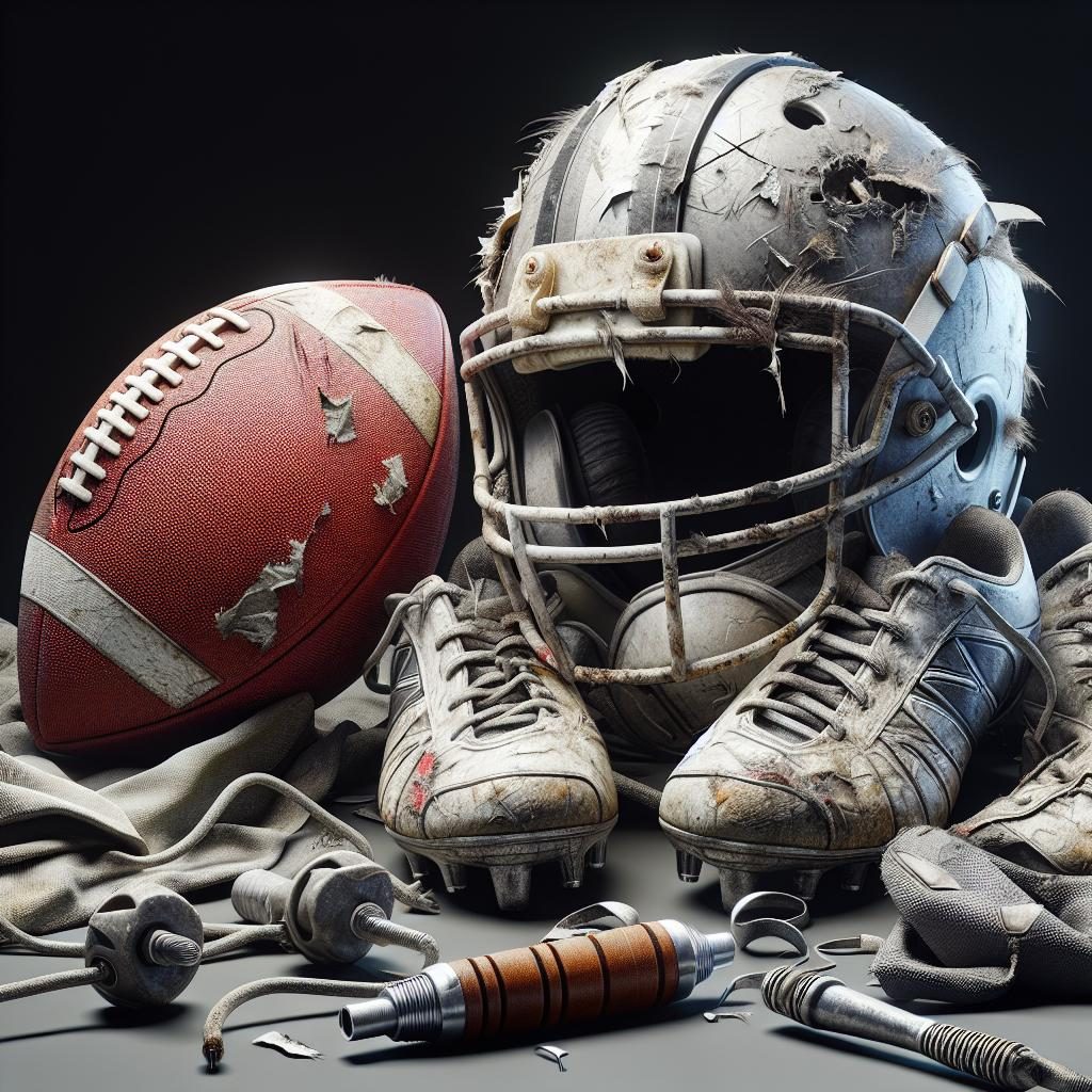 Injured Football Equipment