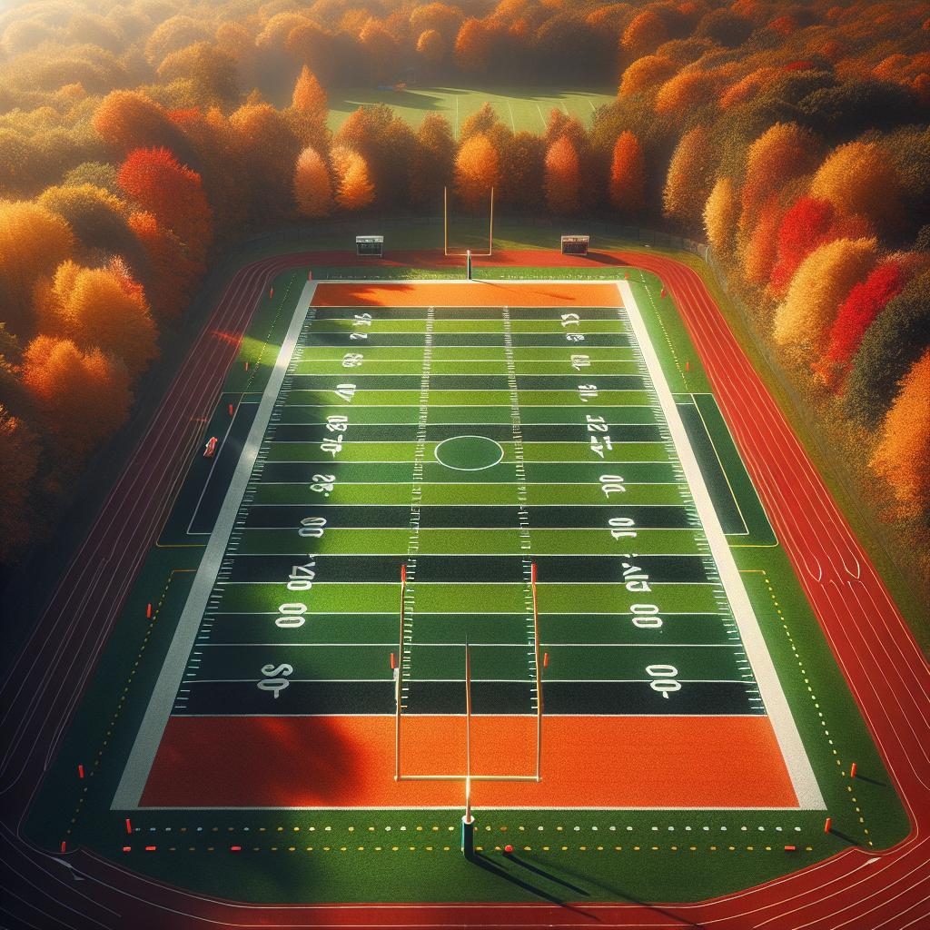 Autumn Football Field