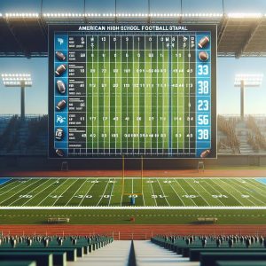 Football Field Standings Chart