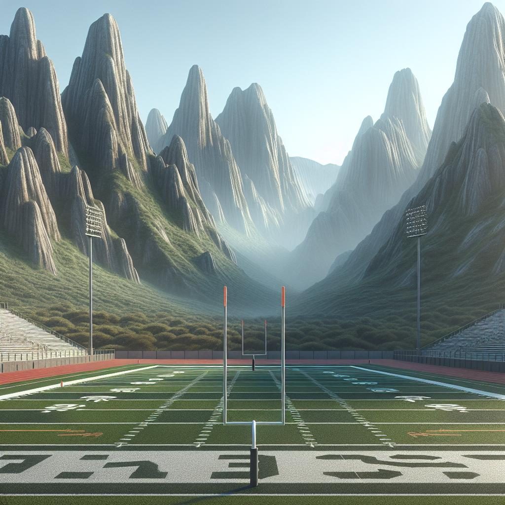 Mountain Football Field