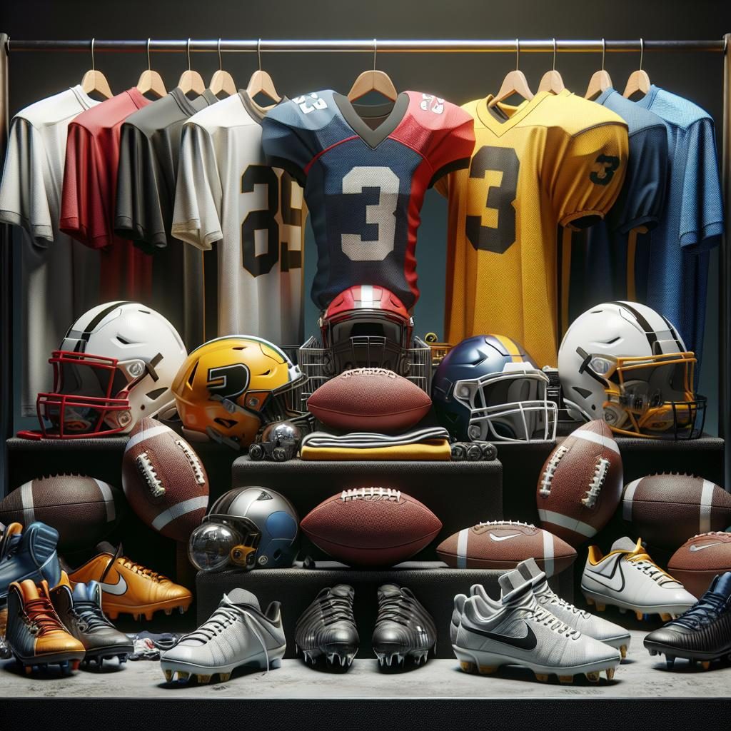 Football Gear Display