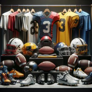 Football Gear Display