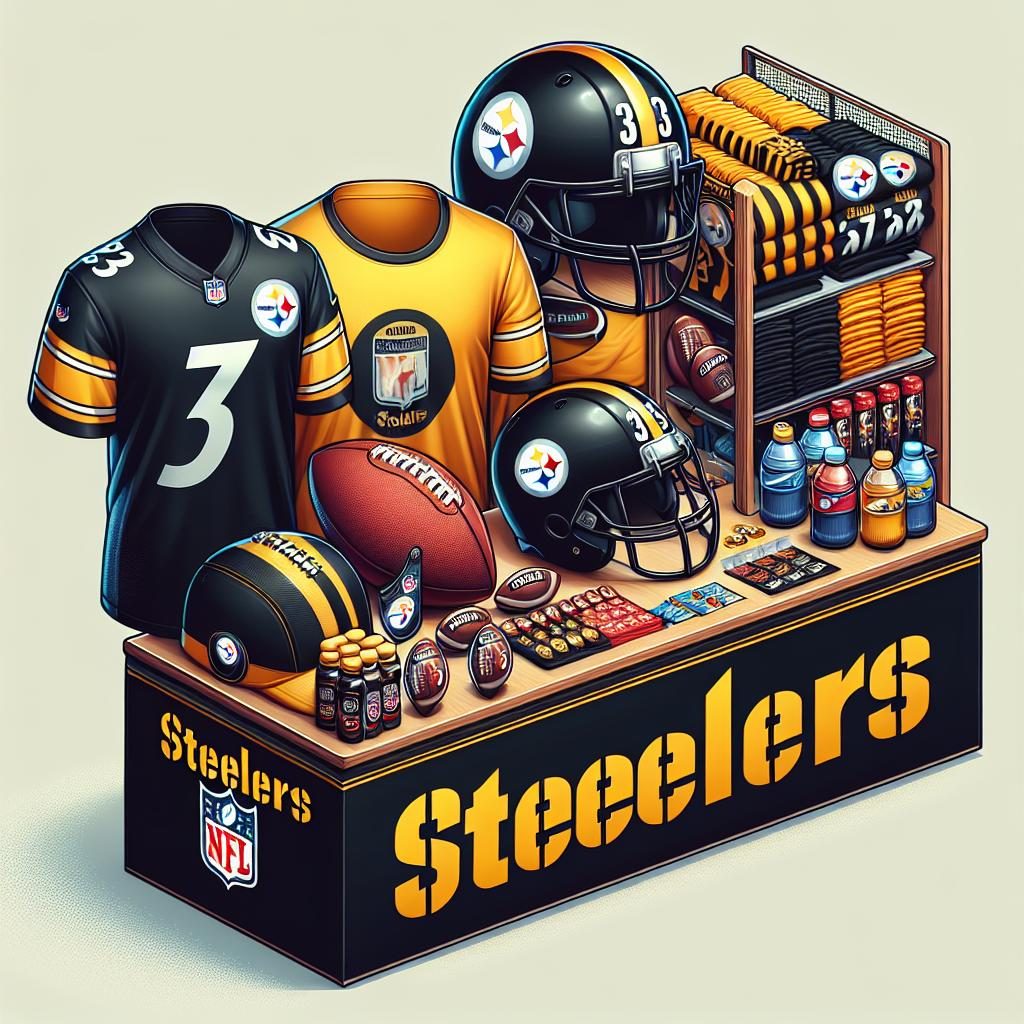 Pittsburgh Steelers Merchandise Display