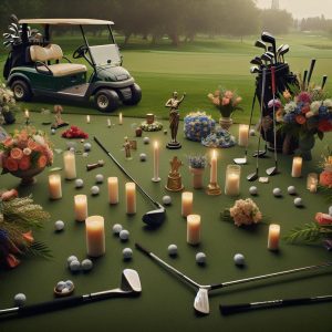 Golf Cart Memorial Scene