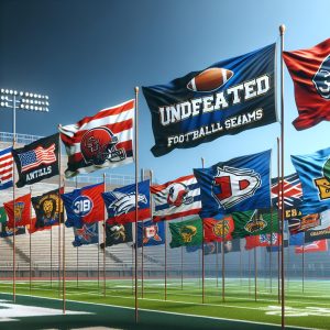 Undefeated Team Flags