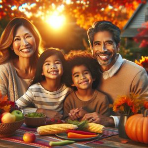 Autumn family celebration