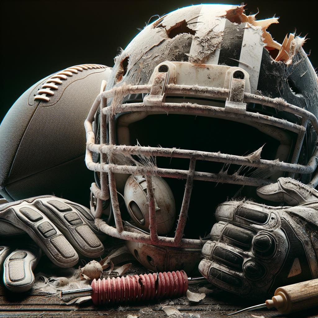 Injured Football Gear