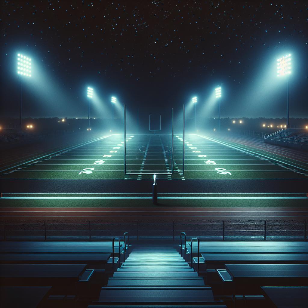 Football Field Nighttime