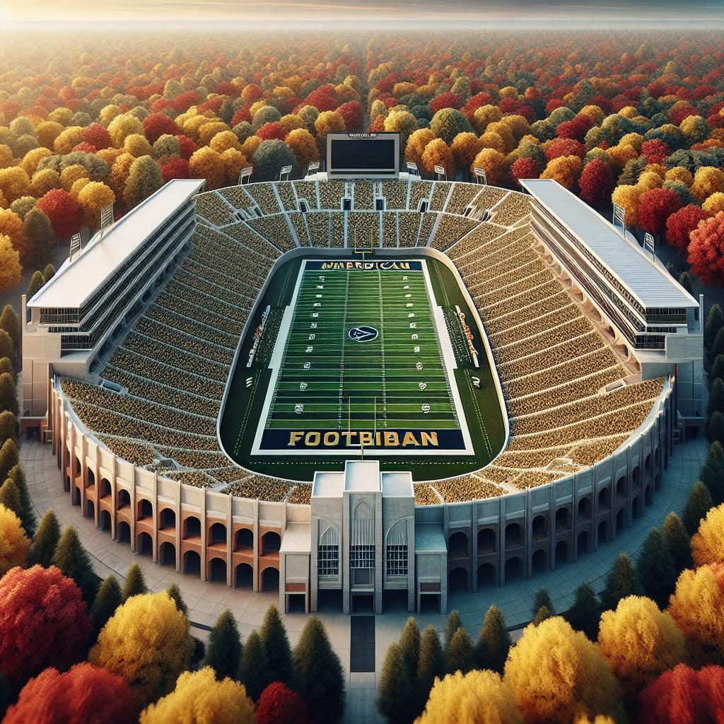 Autumn Football Stadium