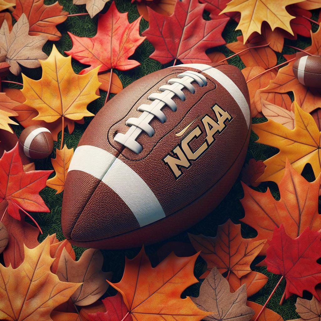 Fall Leaves and Football