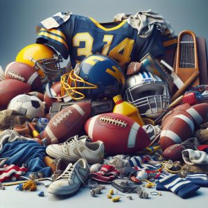 Fallen Sports Equipment