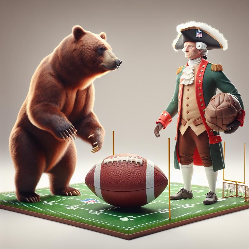 Bears vs. Patriots Symbolism