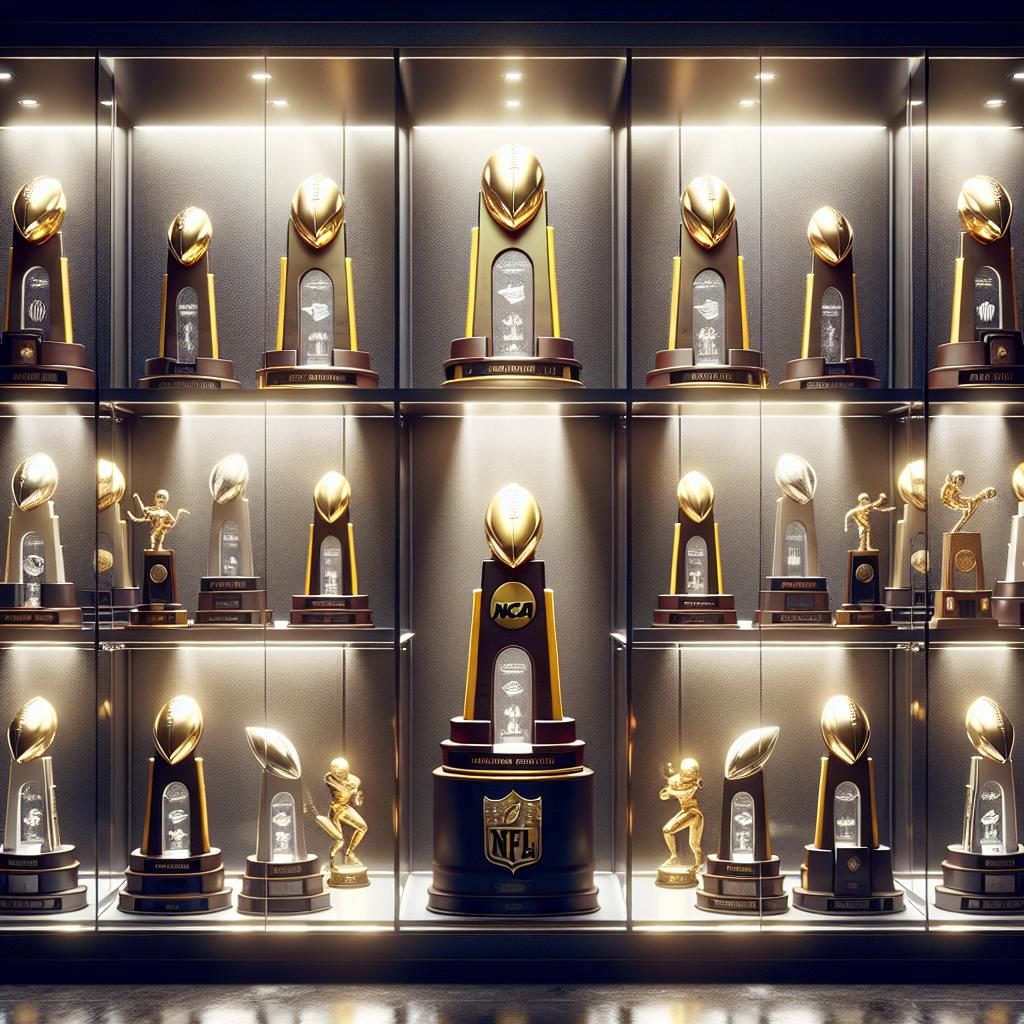 Football Trophy Showcase