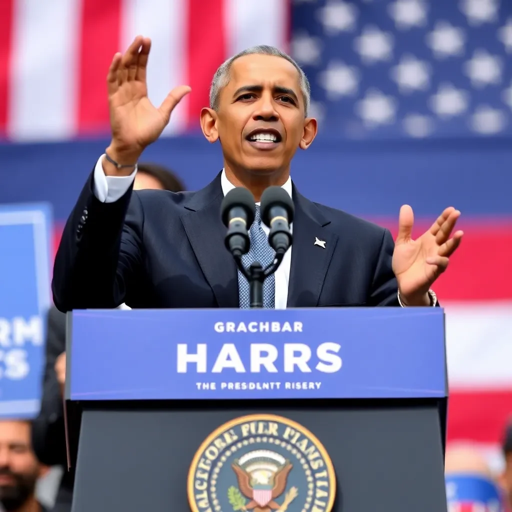 Former President Obama Rallies for Vice President Harris in Joint Appearance at Clarkston, Georgia Event