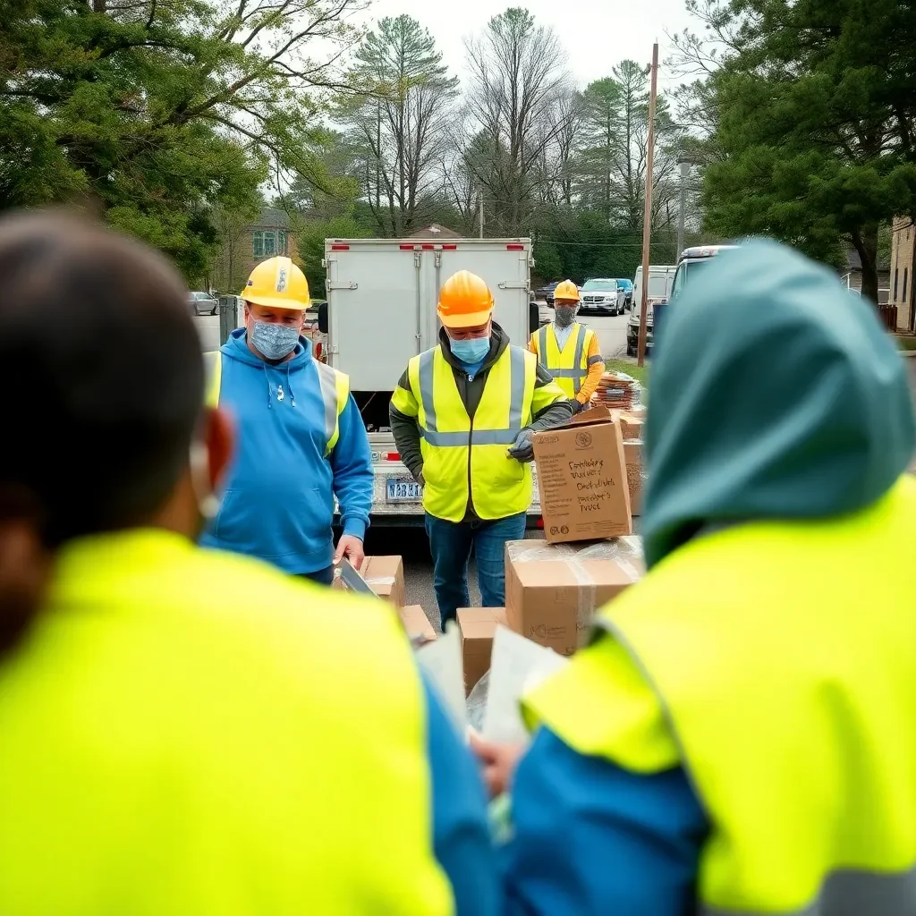 Community helping hands