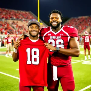 Football jersey celebration