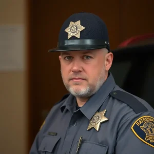 Police Badge and Handcuffs