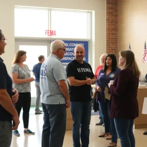 Disaster recovery center in Rock Hill for Hurricane Helene victims.