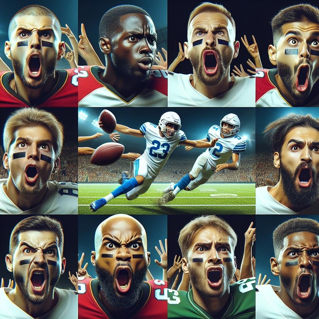 Football Upset Collage