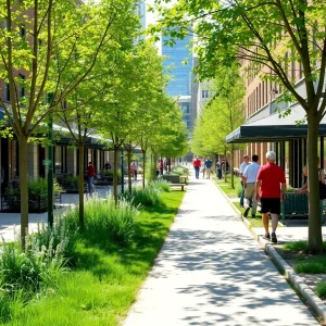 "Rock Hill Park: New Urban Linear Park Revitalizes Downtown"