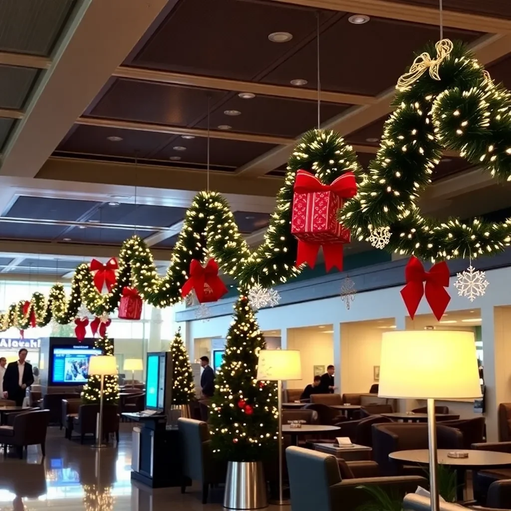 "Charlotte Passengers Spread Holiday Cheer Amid Flight Delays"