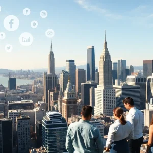 A vibrant city view of San Francisco representing digital marketing innovation.