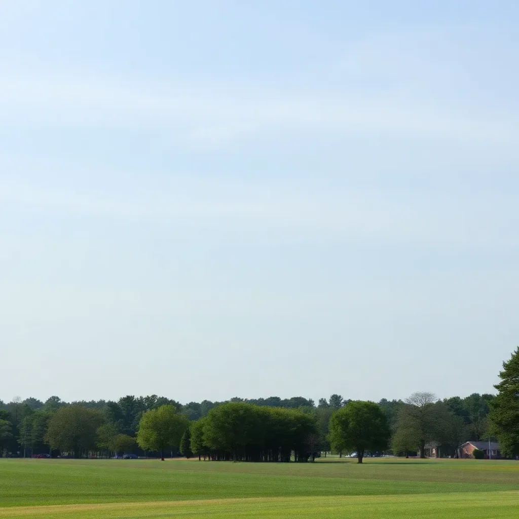 Community park in Rock Hill, SC, symbolizing hope and development.